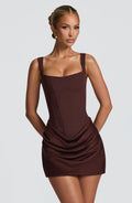 Robe Mini Femme | Encolure Carrée