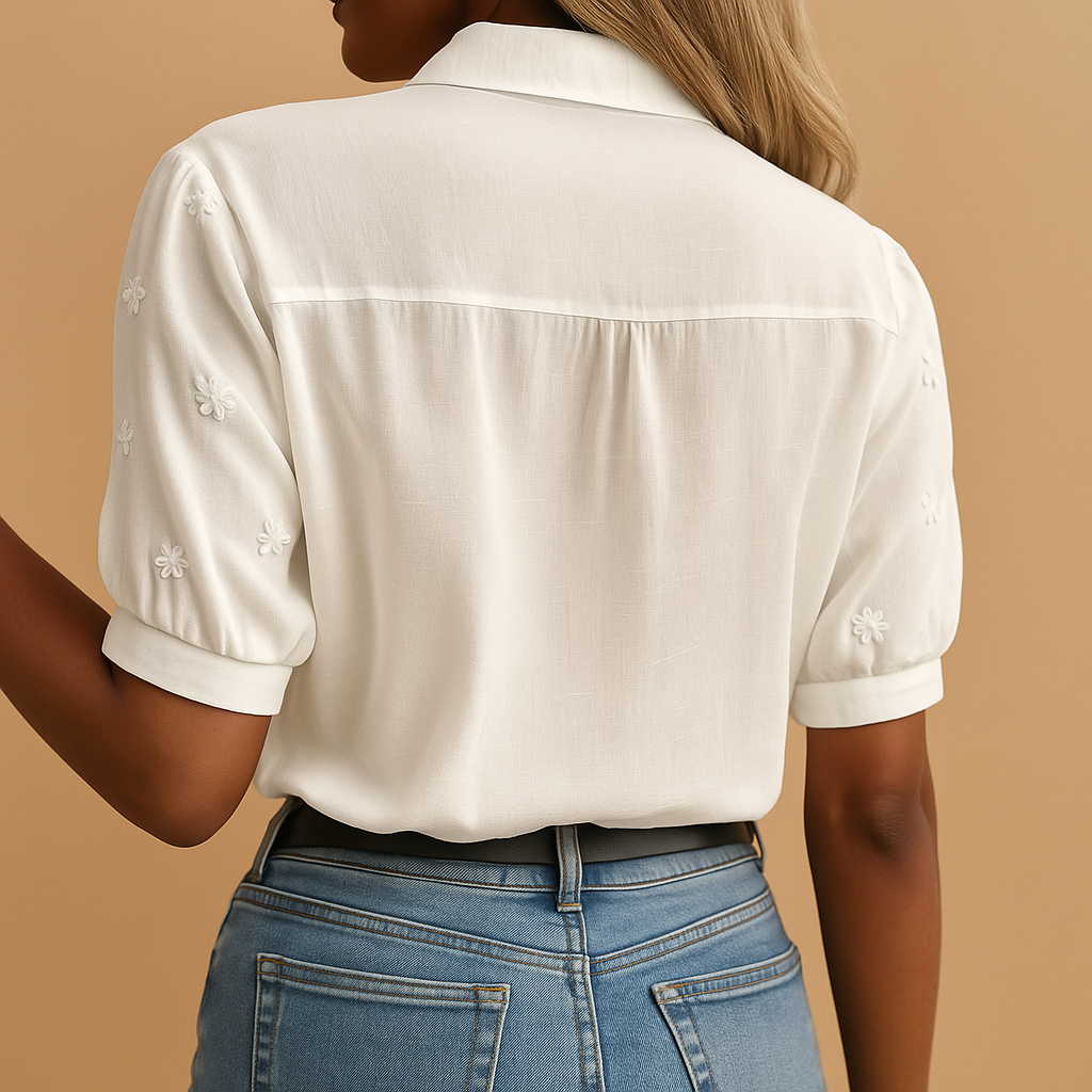MOREAU LYON | BLOUSE BRODÉE CHIC POUR FEMMES