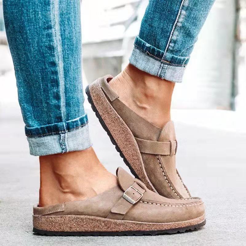Mocassins Femme | Détail de boucle & Confort de marche