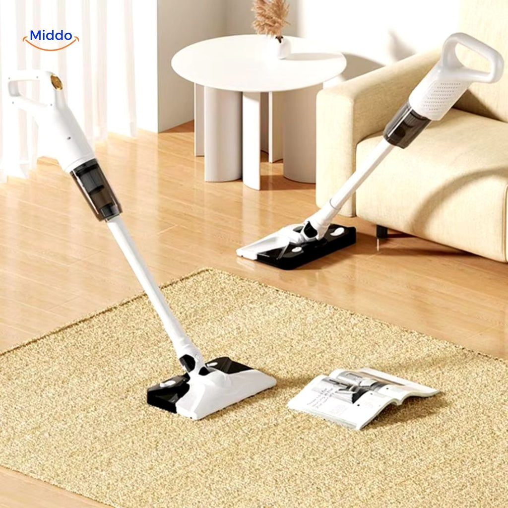 ReinClean MopVac™ | Aspirateur sans fil avec puissance d'aspiration puissante et élimination efficace des acariens !