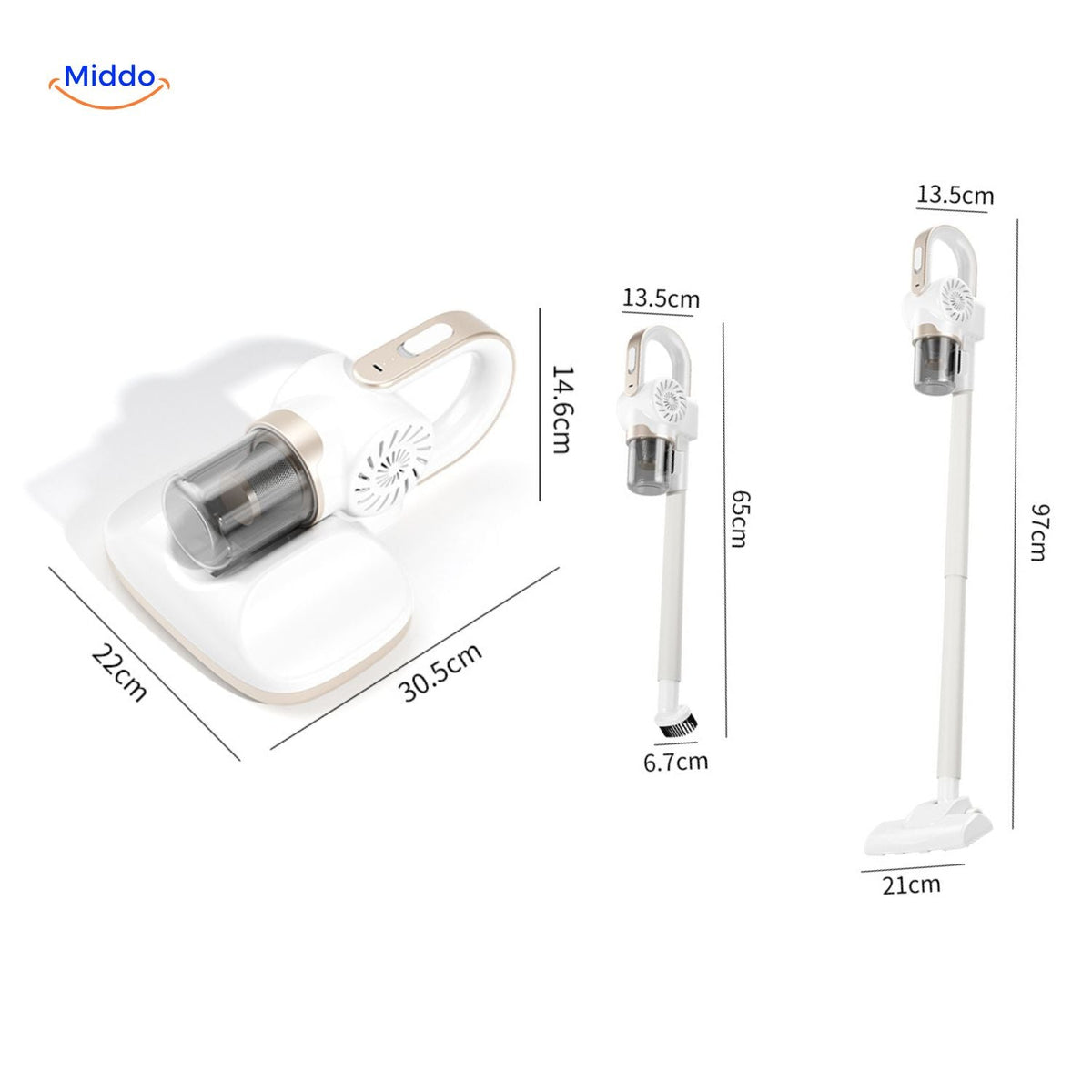 ReinClean MopVac™ | Aspirateur sans fil avec puissance d'aspiration puissante et élimination efficace des acariens !