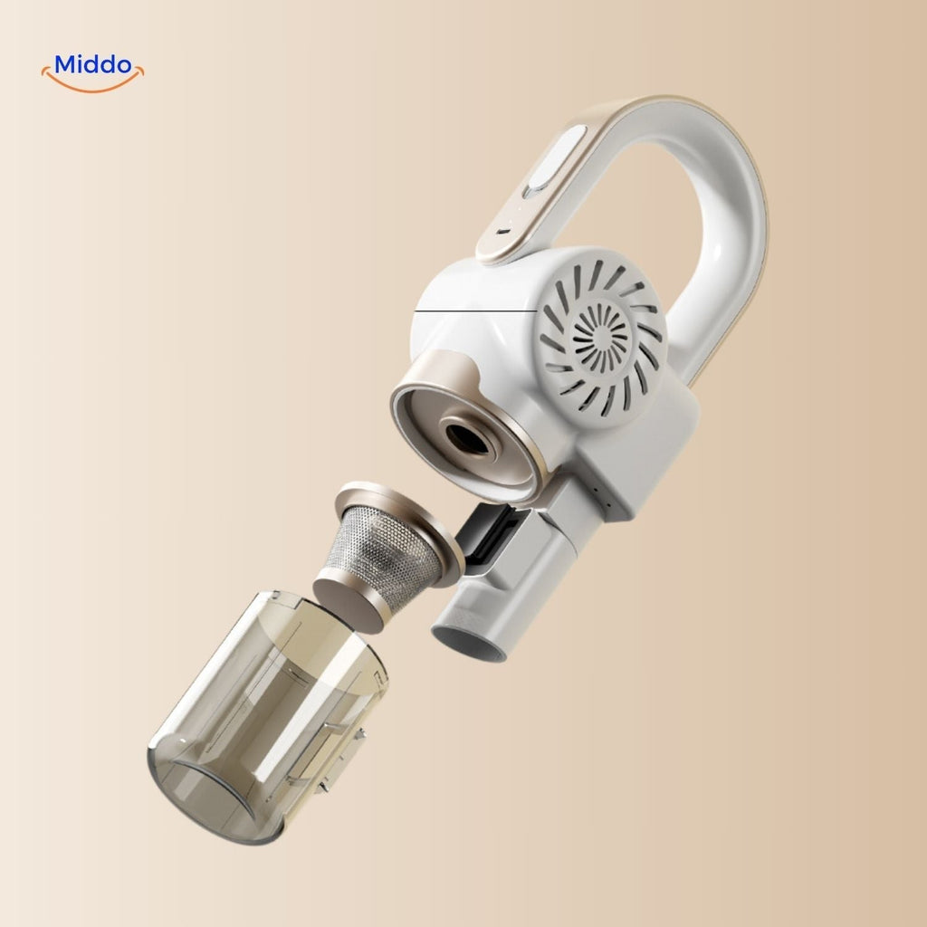 ReinClean MopVac™ | Aspirateur sans fil avec puissance d'aspiration puissante et élimination efficace des acariens !