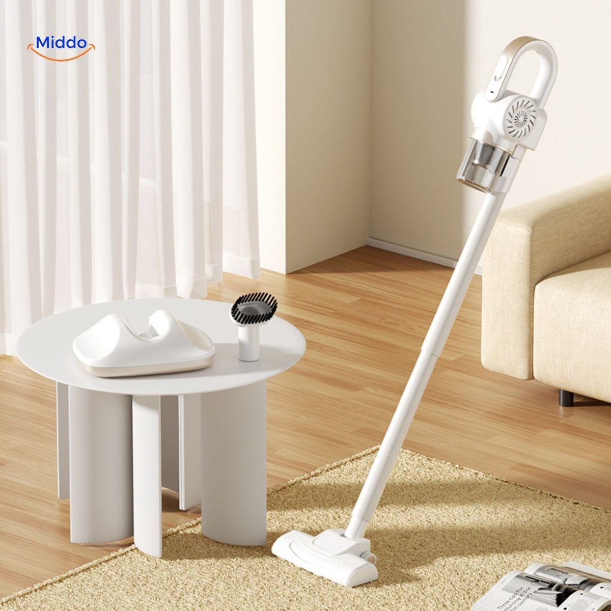 ReinClean MopVac™ | Aspirateur sans fil avec puissance d'aspiration puissante et élimination efficace des acariens !