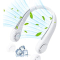 Ventilateur de Cou Portable avec Vitesses Réglables – Conception Ergonomique et Légère pour un Refroidissement Sans Mains, Longue Durée de Batterie