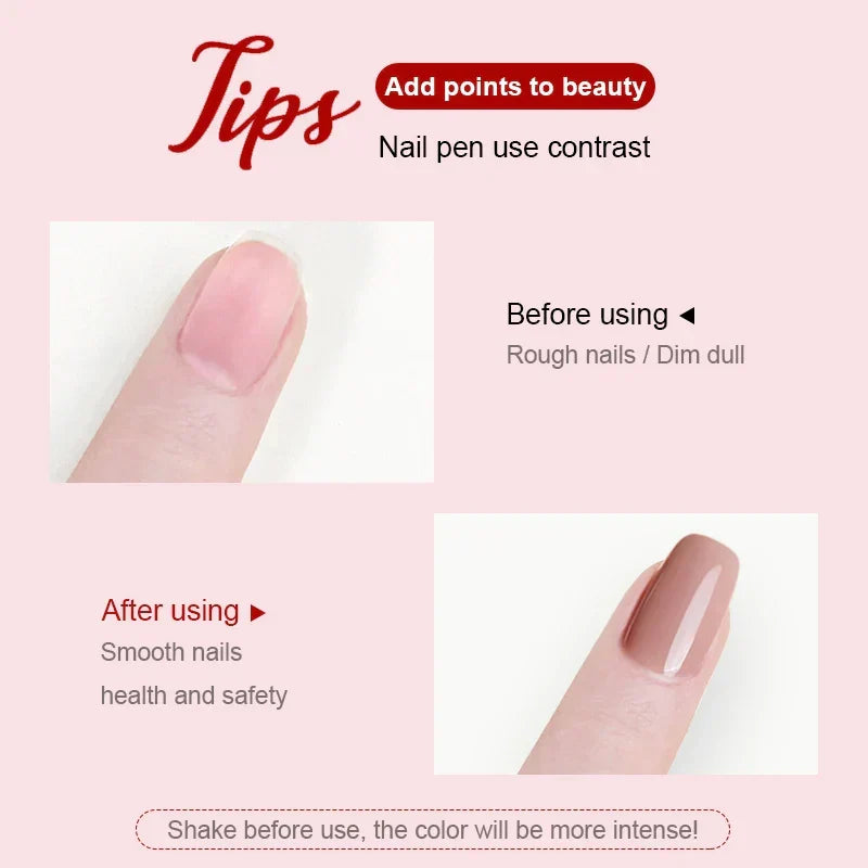 Set de 4 Stylos à Vernis Précis et Longue Durée