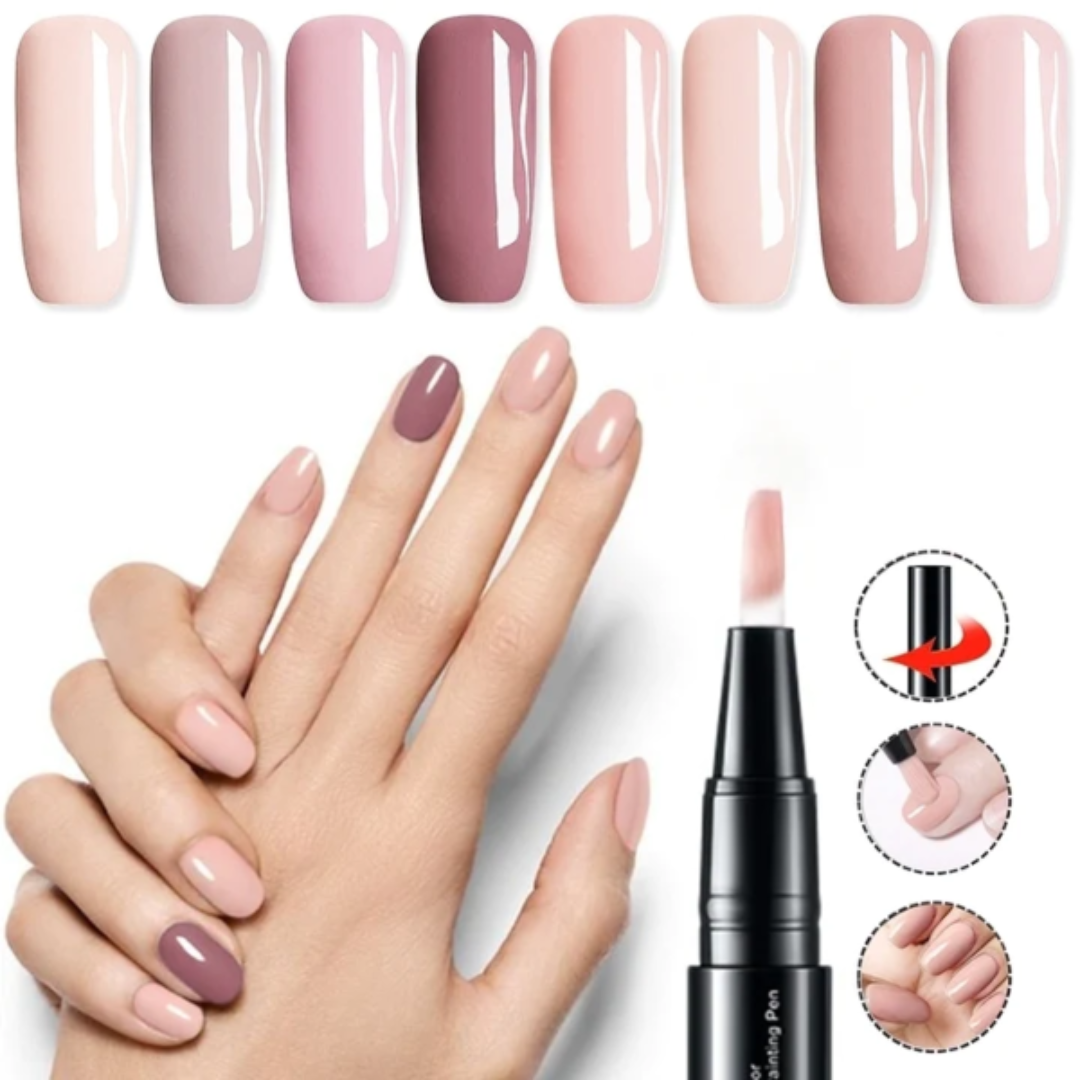 Set de 4 Stylos à Vernis Précis et Longue Durée
