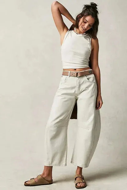 Clarise | Jean large pour femmes au style d'hiver