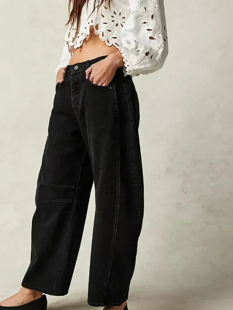 Clarise | Jean large pour femmes au style d'hiver