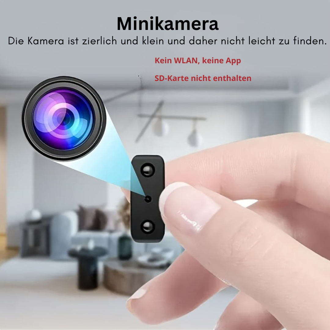 Mini caméra Ultra-compacte Full HD - Vision nocturne & Détection de mouvement