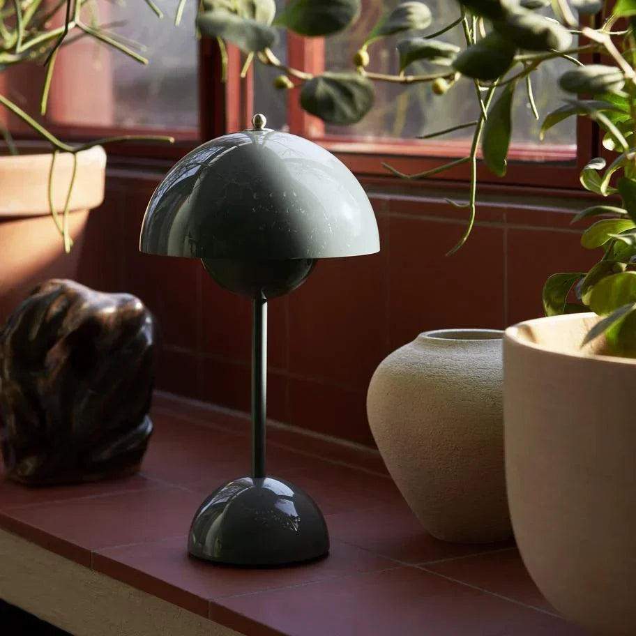NordicGlow Luxe Lampe de Bureau Moderne Champignon