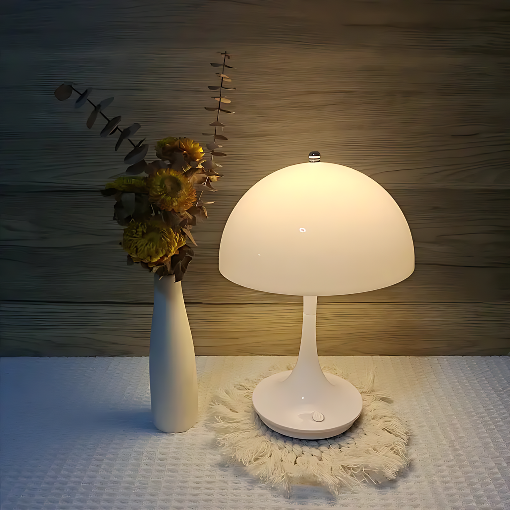 NordicMush Lampe de Table LED sans Fil Design Scandinave