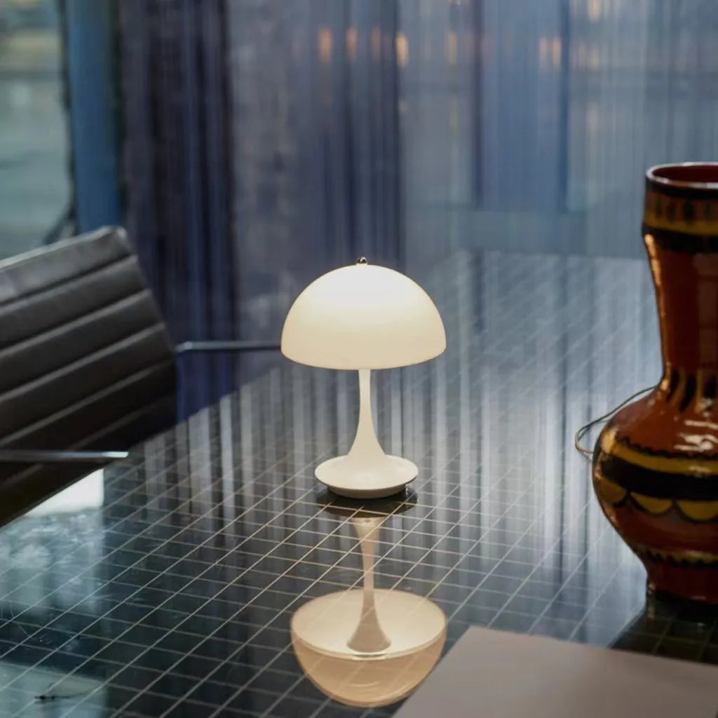 NordicMush Lampe de Table LED sans Fil Design Scandinave