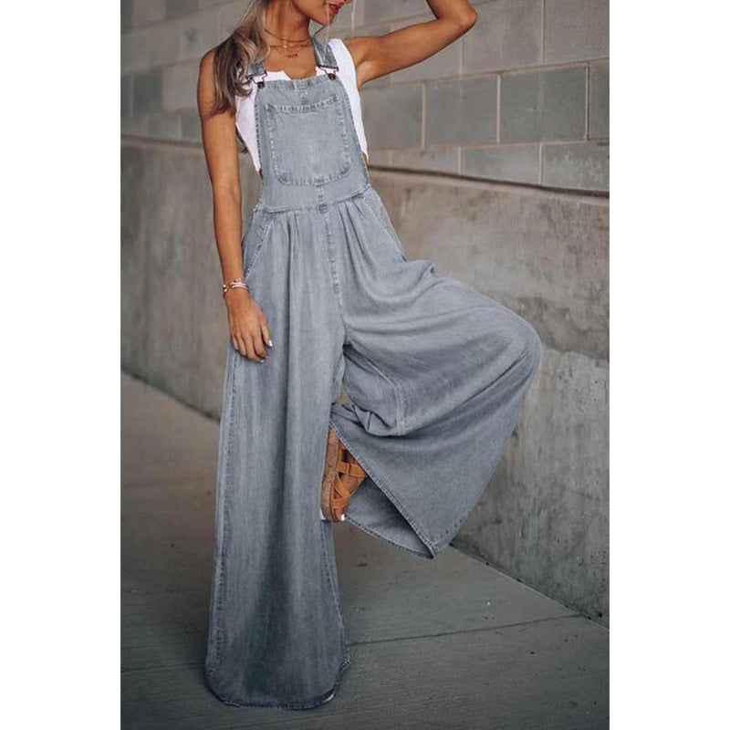 Salopette en Denim pour Femmes