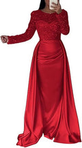 Robe de Soirée Glamoureuse pour Femmes avec Perles Étincelantes et Jupe Fluide Echoarchiv