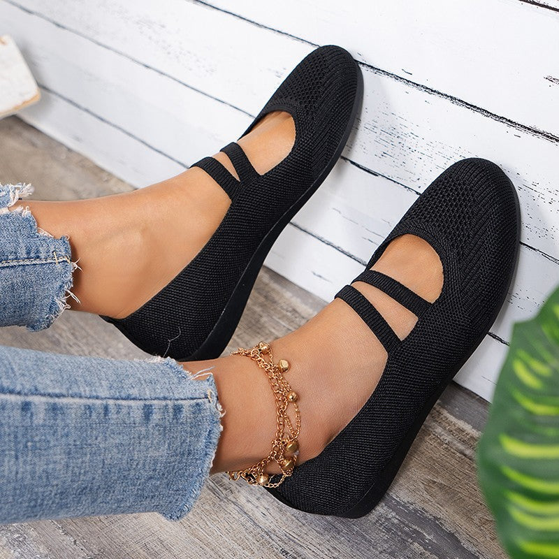 Chaussures plates en mesh respirant R&B