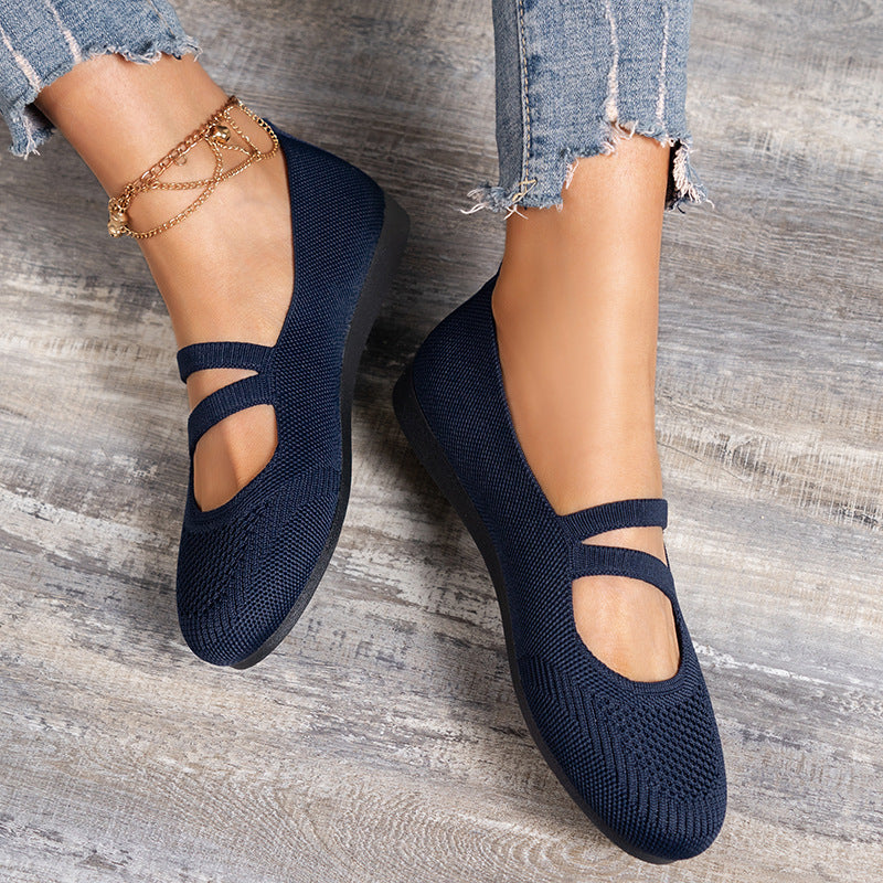 Chaussures plates en mesh respirant R&B