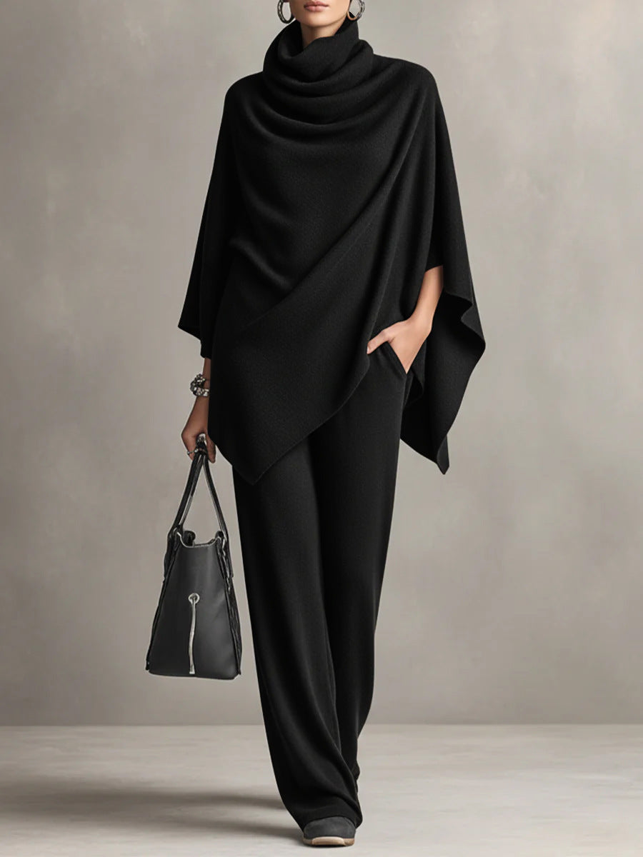 Seraphine™ | Ensemble Élégant à Drapé en Deux Pièces