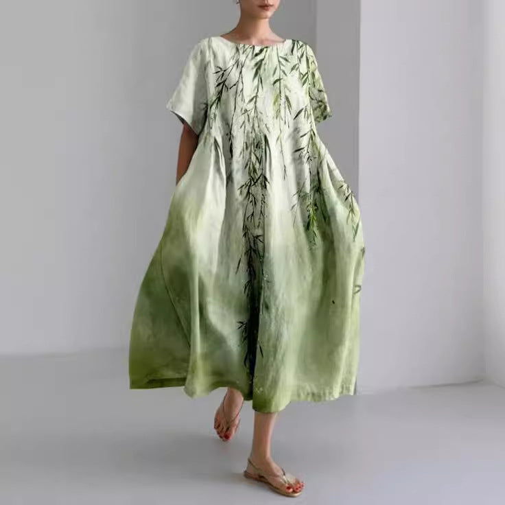 Robe à fleurs colorée