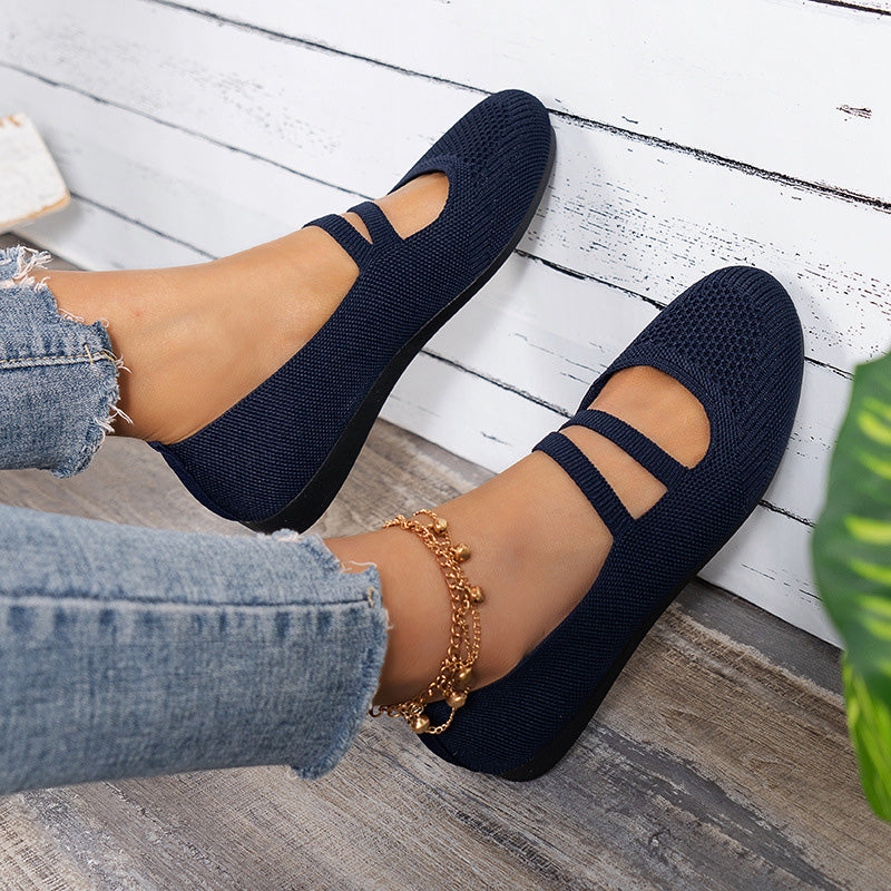 Chaussures plates en mesh respirant R&B
