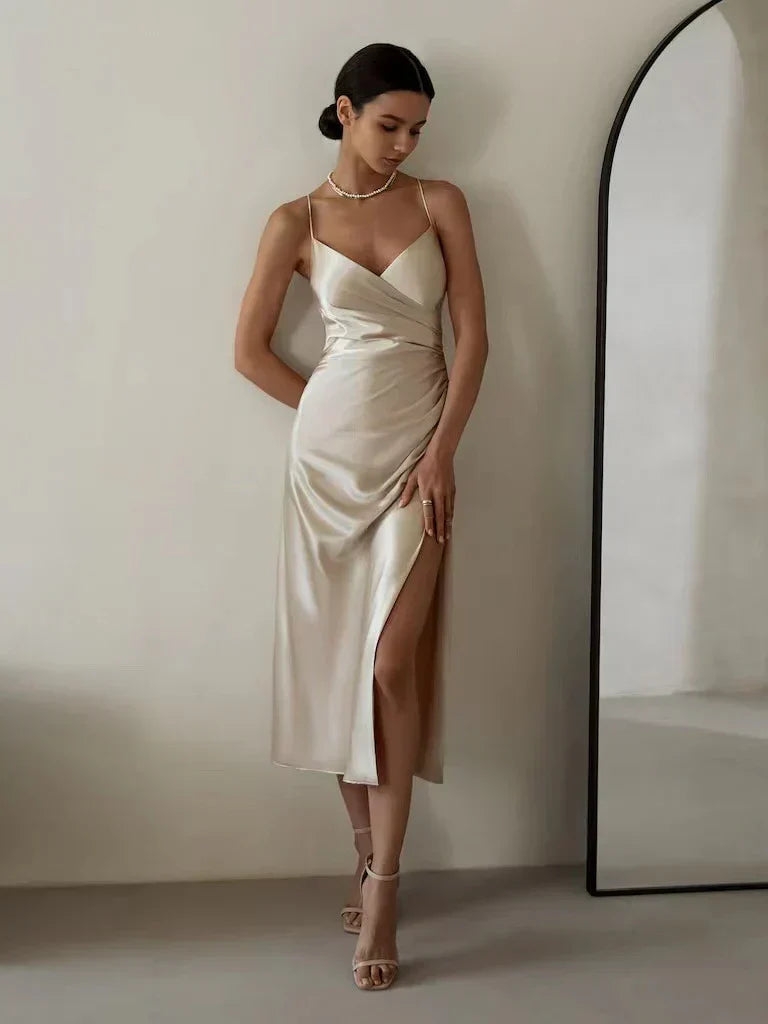 Robe de mode sans bretelles pour femmes