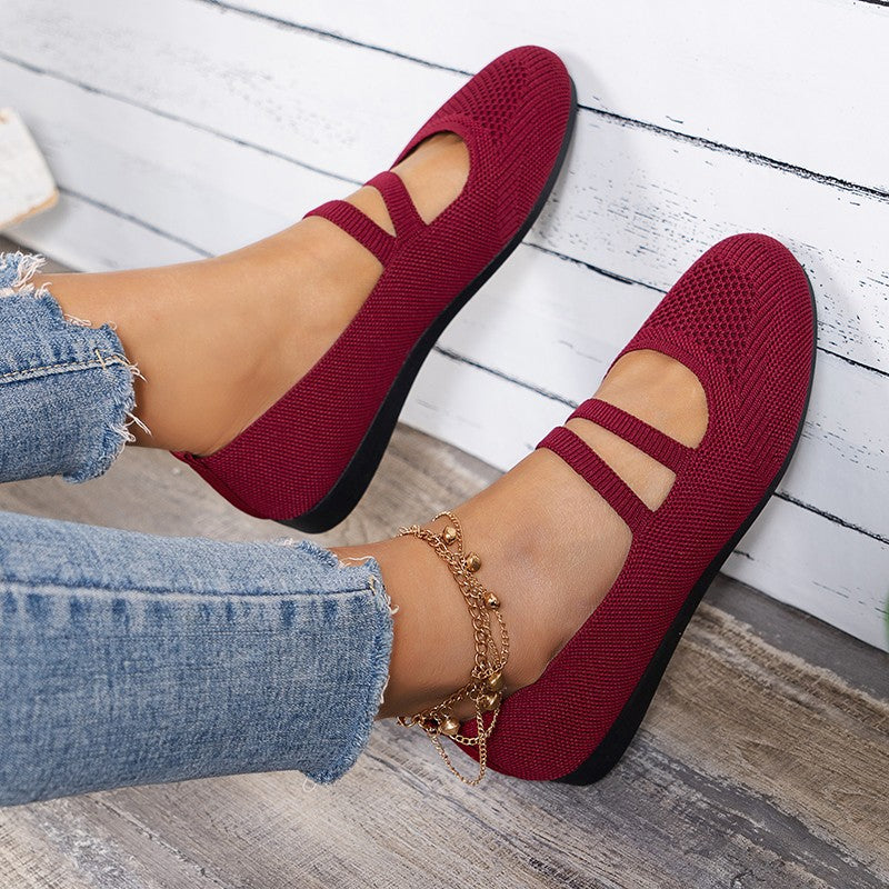 Chaussures plates en mesh respirant R&B