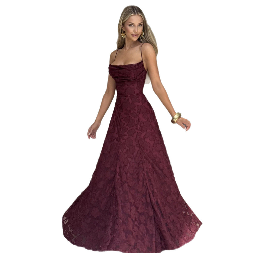 Robe maxi femme avec appliques en dentelle florale Echo Archiv
