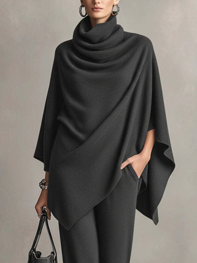 Seraphine™ | Ensemble Élégant à Drapé en Deux Pièces