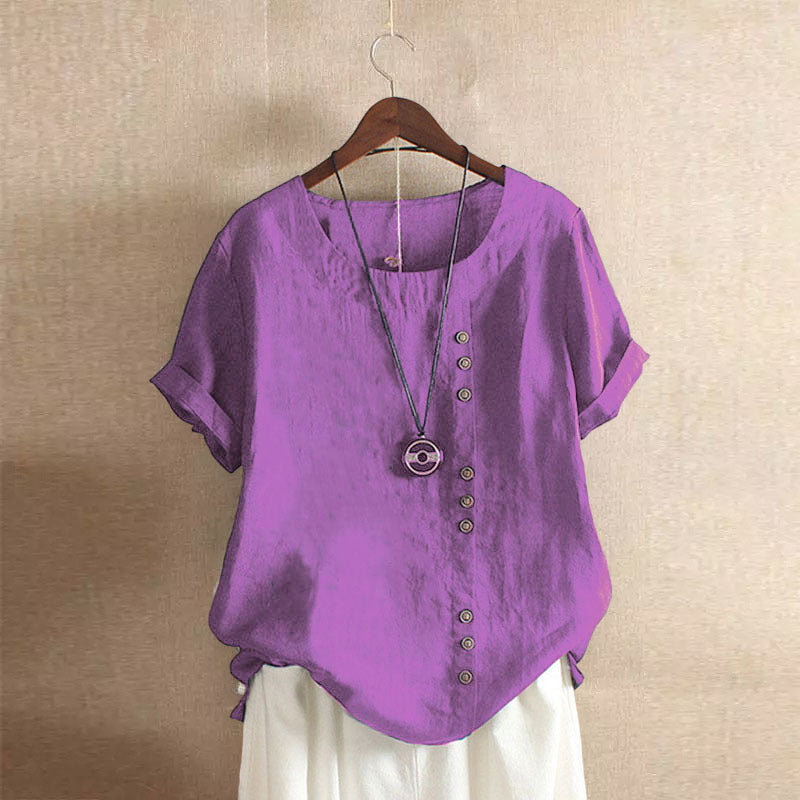 MOREAU LYON | BLOUSE EN COTON À BOUTONS POUR FEMMES