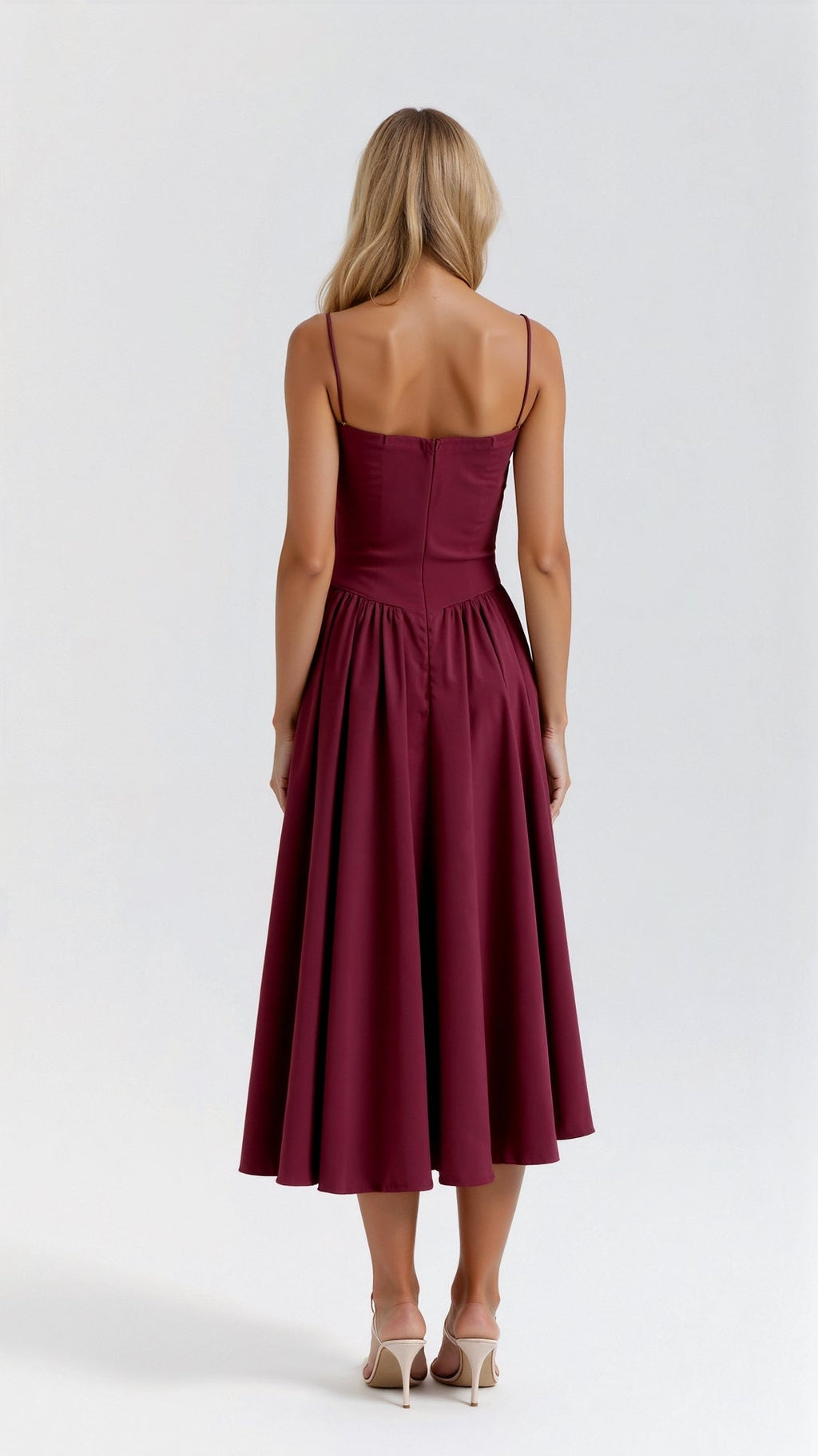 Robe Midi Cocktail Corset Mignonne Odette