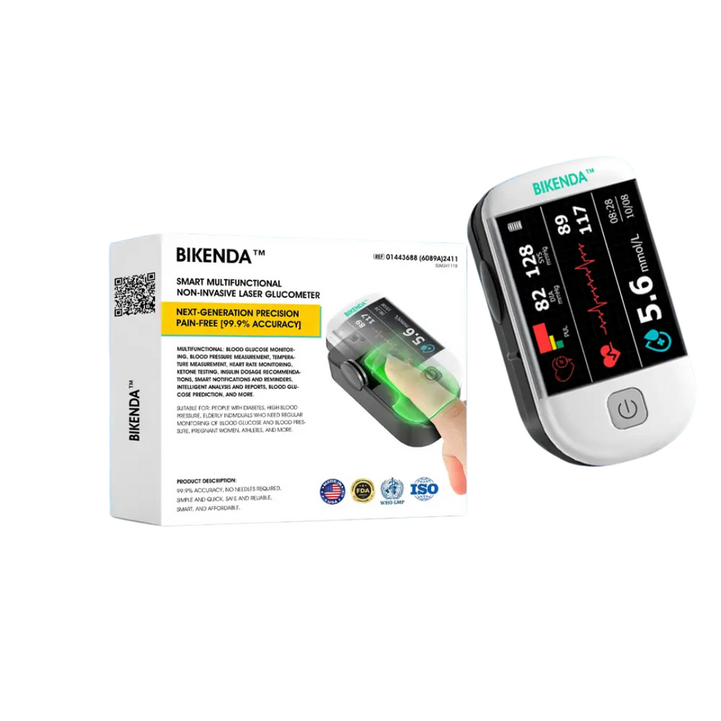 VitalCheck Pulsoximètre – Compteur compact d'oxygène et de fréquence cardiaque avec écran OLED