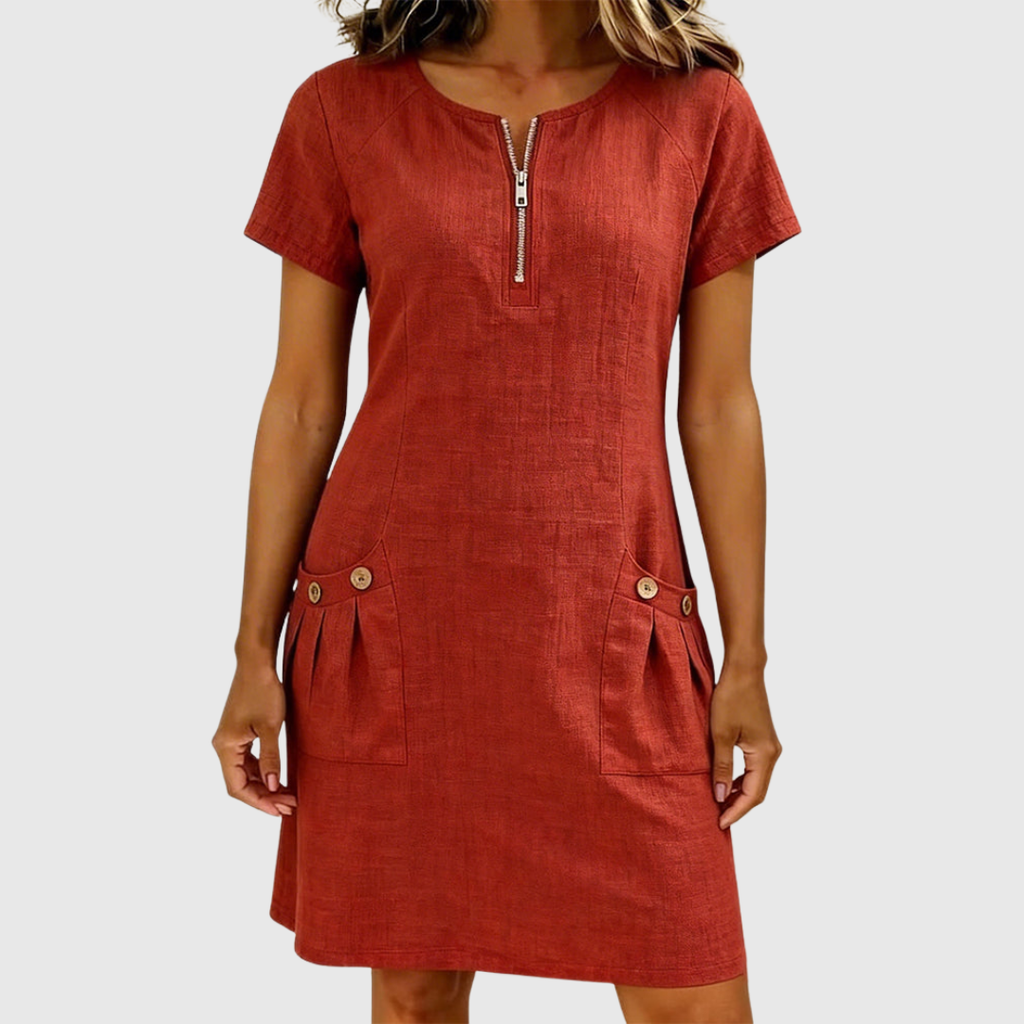 MOREAU LYON | UNE ROBE ZIP EN LIGNE POUR FEMMES