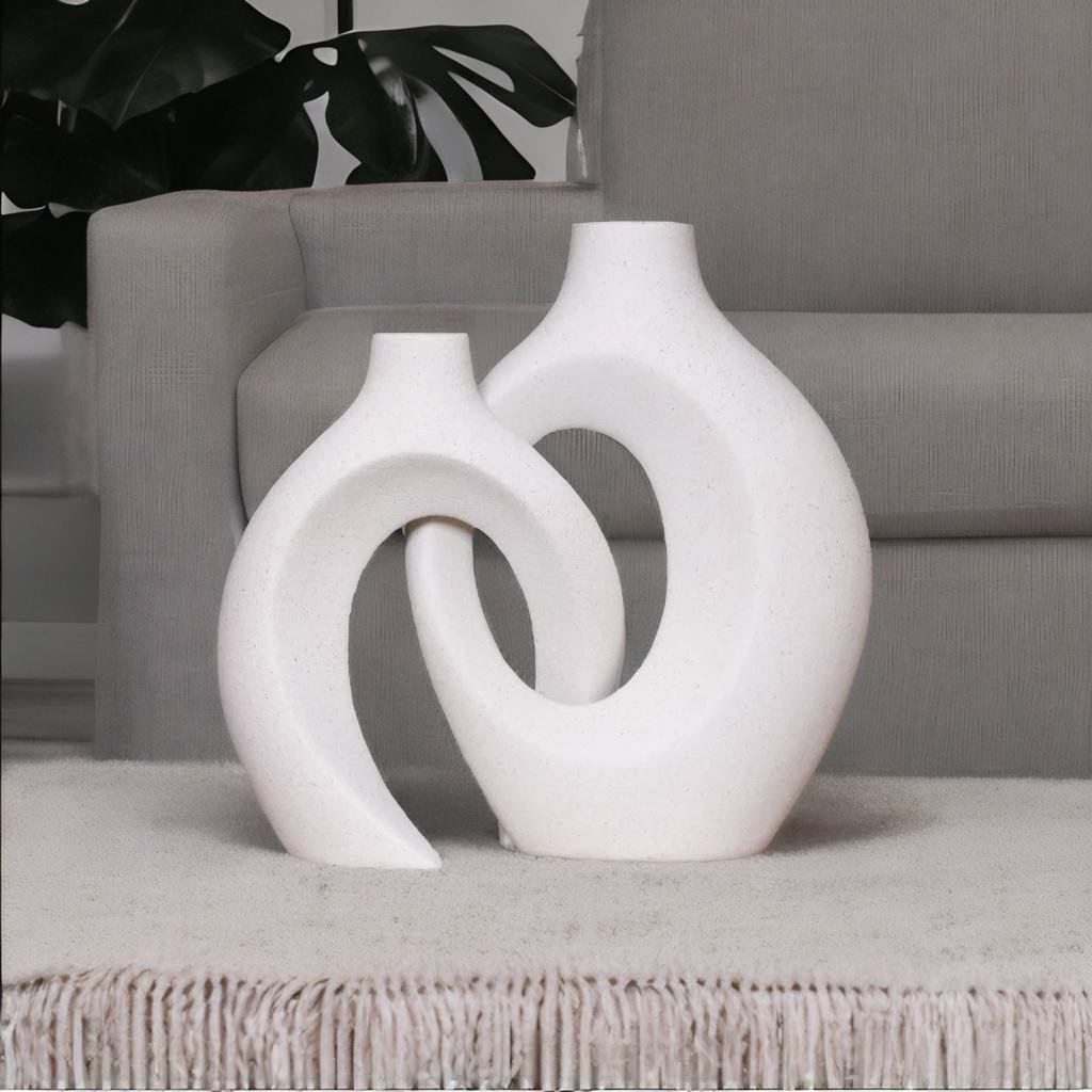 Gleora - Vase à Fleurs Tressé