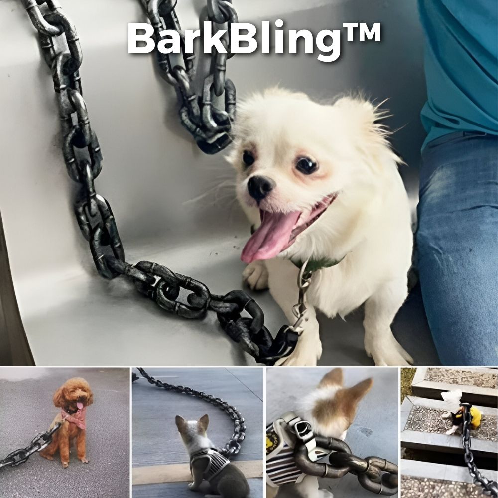 BarkBling - Grande laisse pour chiens amusante