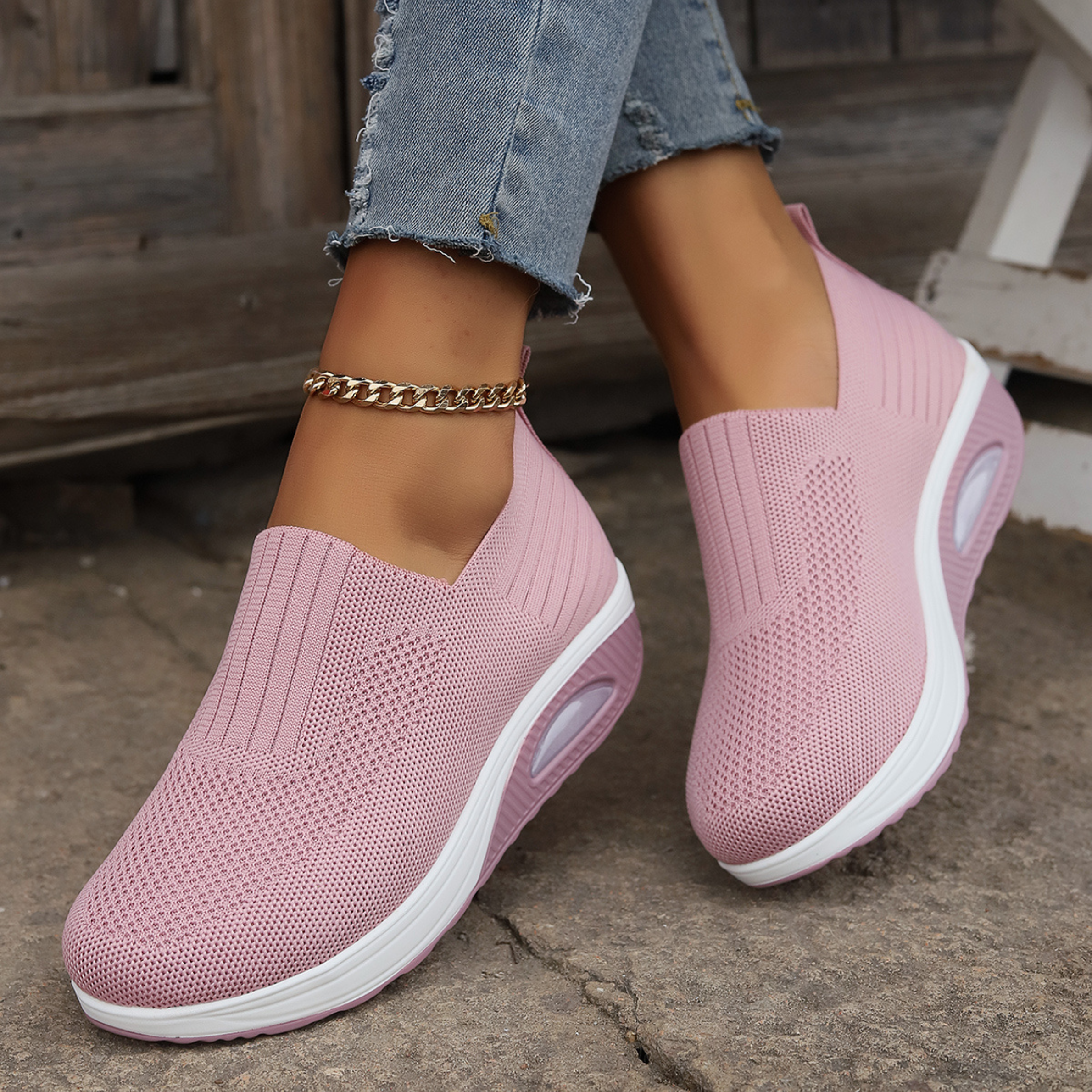 Chaussures orthopédiques pour soulager la douleur femmes | Semelle amortissante & Enfilage facile