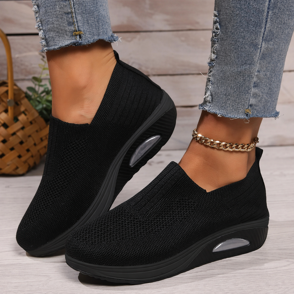 Chaussures orthopédiques pour soulager la douleur femmes | Semelle amortissante & Enfilage facile
