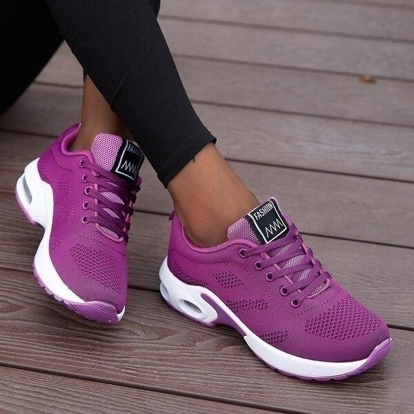 Baskets Orthopédiques Femmes | Confortables & Sportives avec Amorti Air