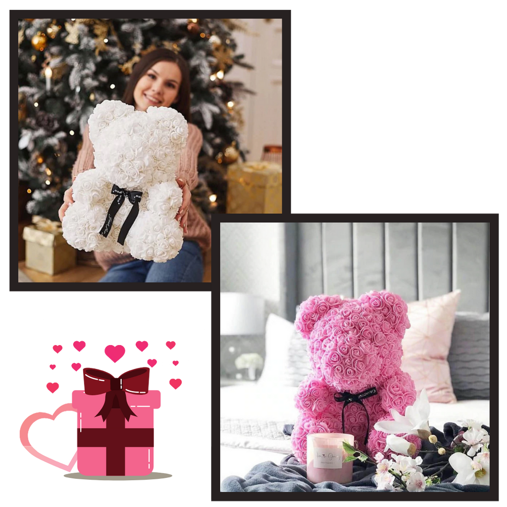 Ours en roses