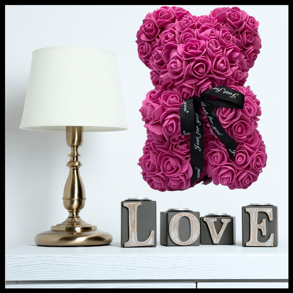 Ours en roses