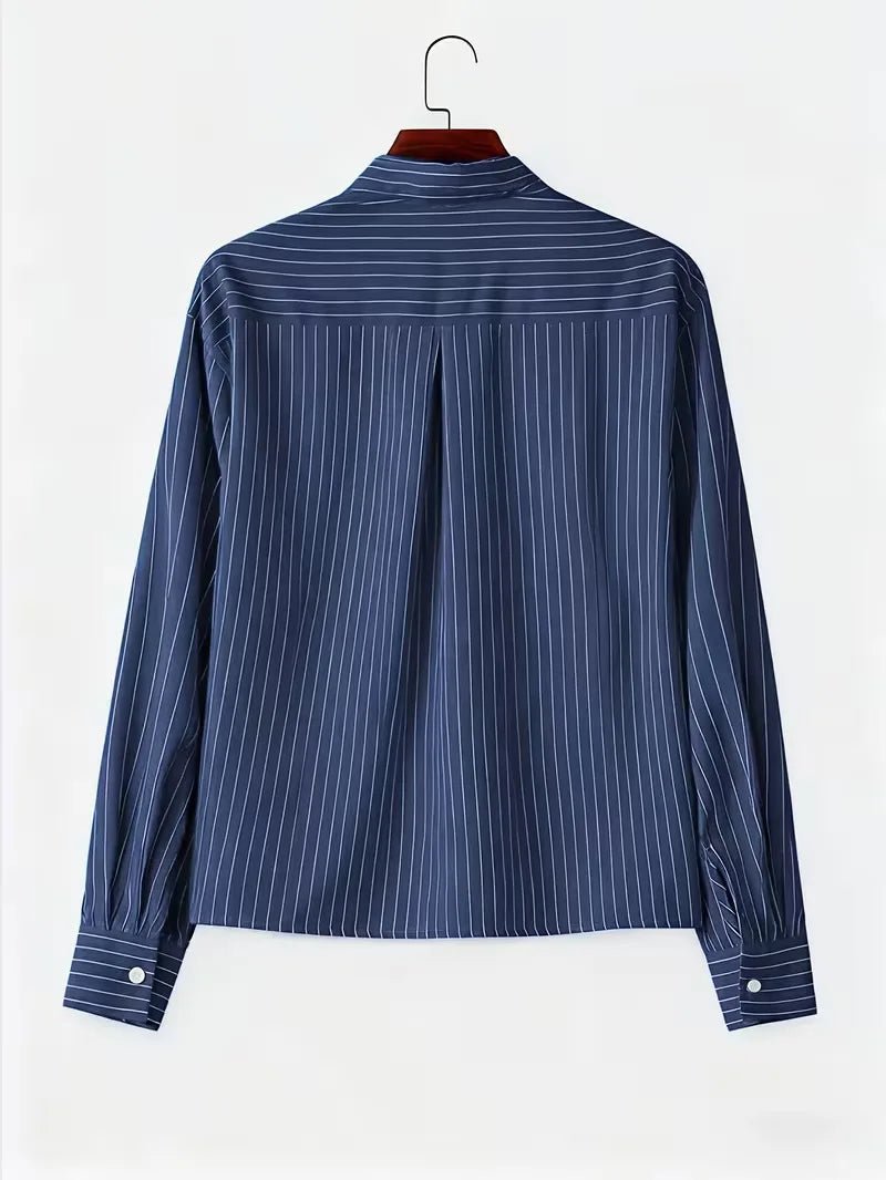 Chemise Homme Oversized | Rayée Verticalement & Coupe Détendue