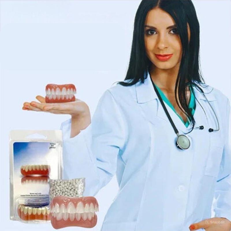 Set de Prothèses en Silicone Biocompatible pour un Ajustement Sans Douleur et un Sourire Naturel