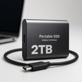 DataSprint SSD Externe 2 To/1 To – Stockage USB-C rapide jusqu'à 1050 Mo/s