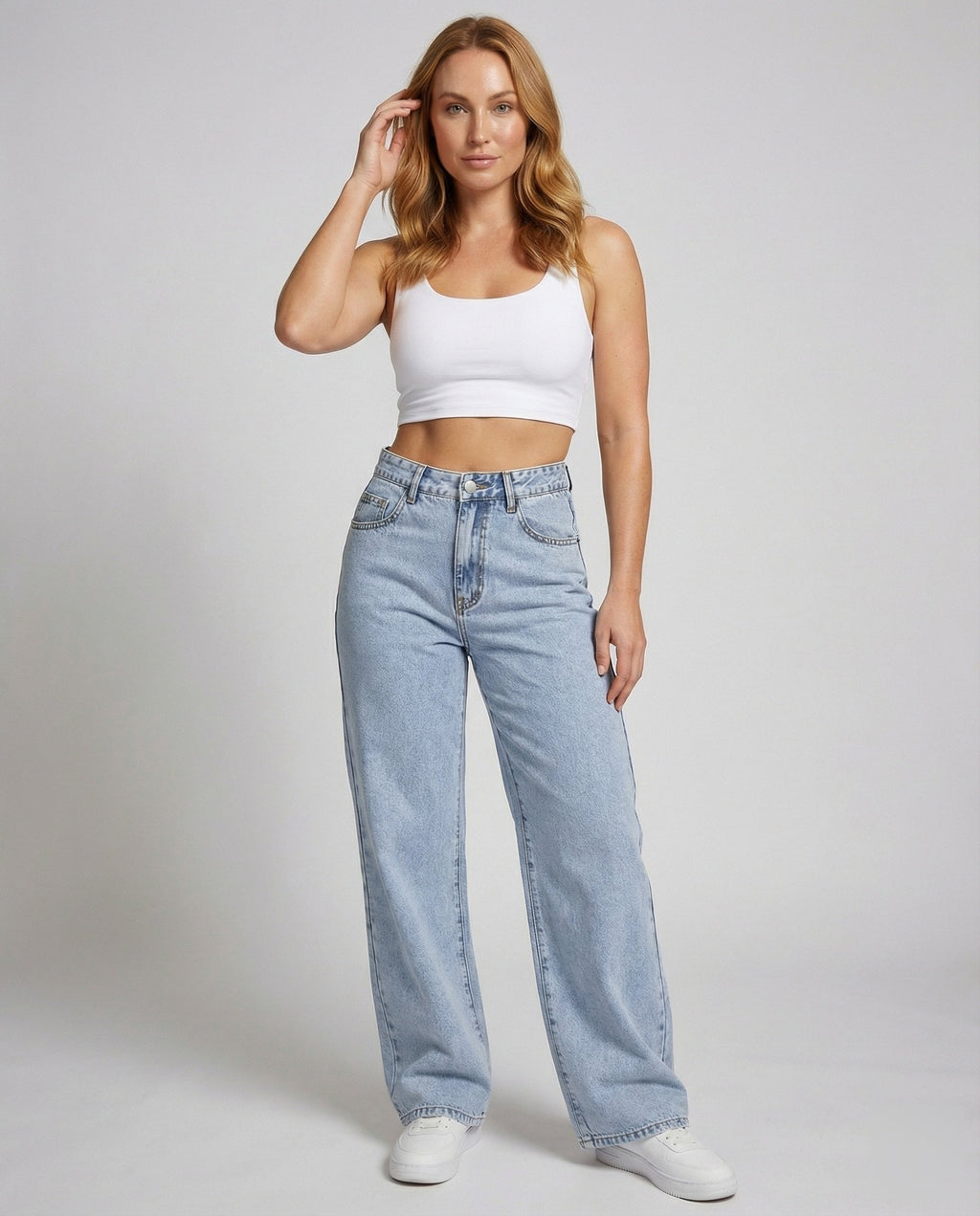 Jean vintage évasé pour femmes