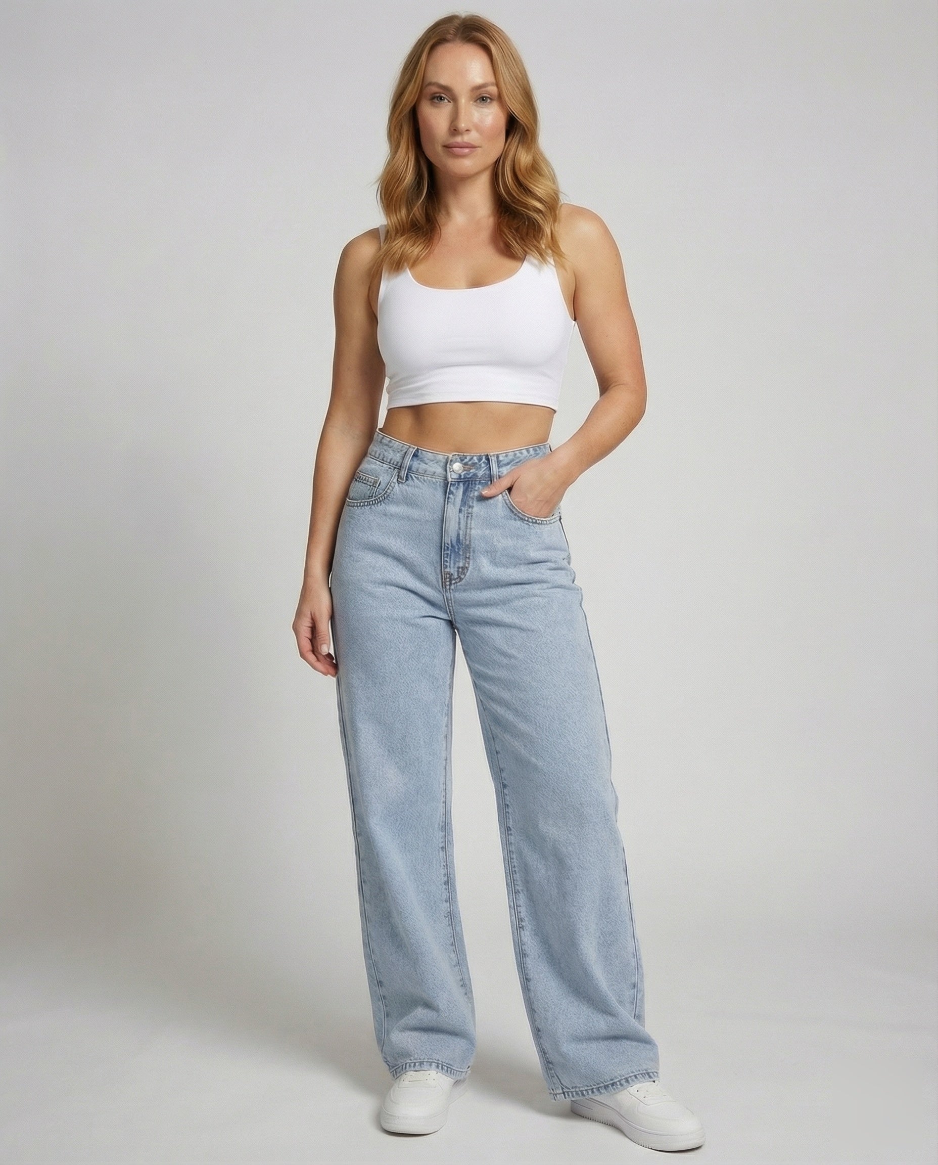 Jean vintage évasé pour femmes