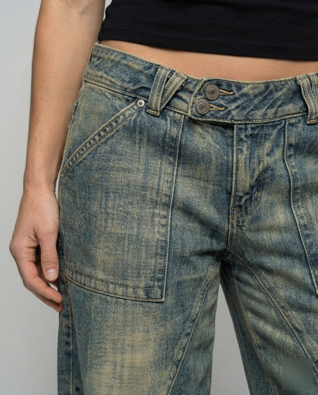 Jeans Femme Relaxed Wide Leg
