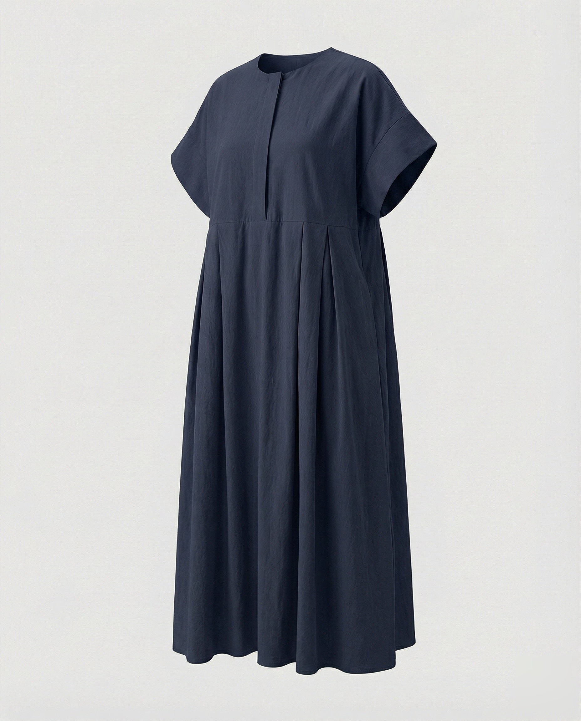 Robe maxi ample pour femmes avec silhouette carrée