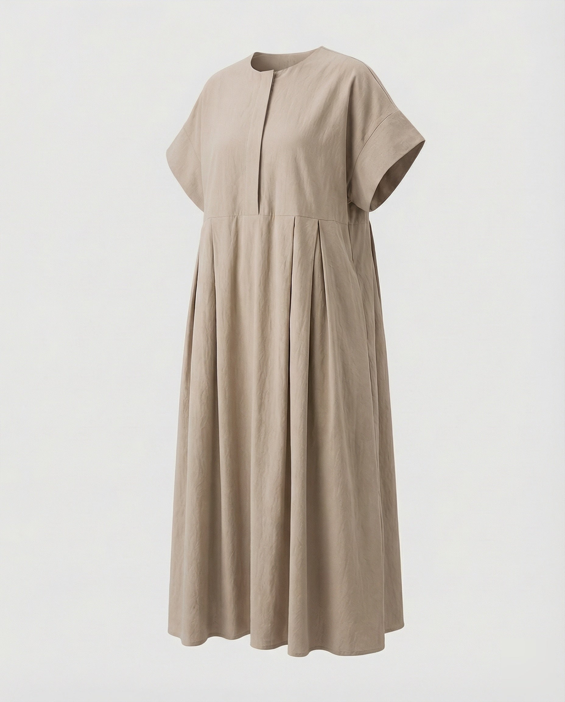 Robe maxi ample pour femmes avec silhouette carrée