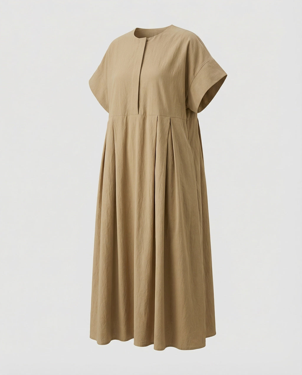 Robe maxi ample pour femmes avec silhouette carrée