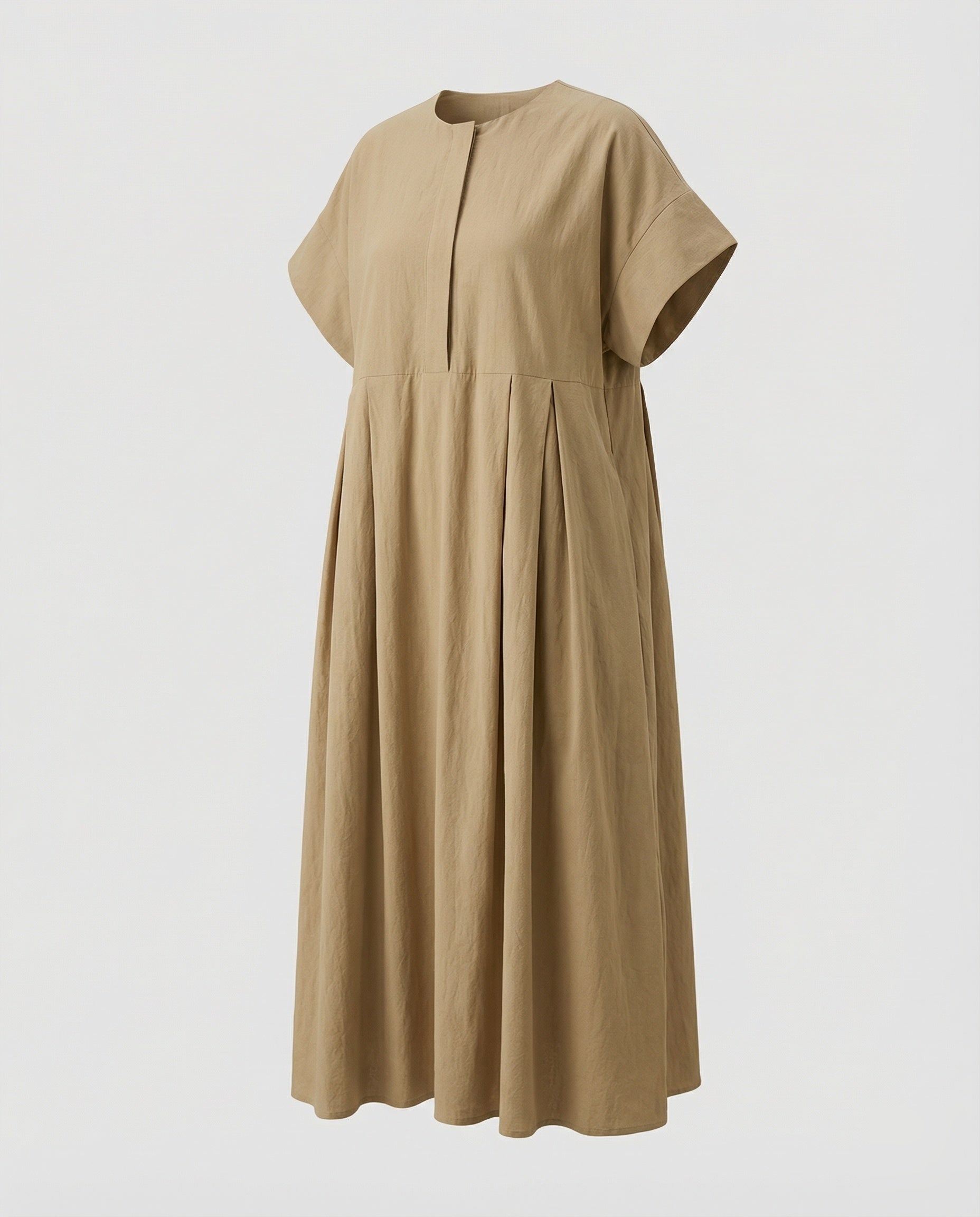 Robe maxi ample pour femmes avec silhouette carrée