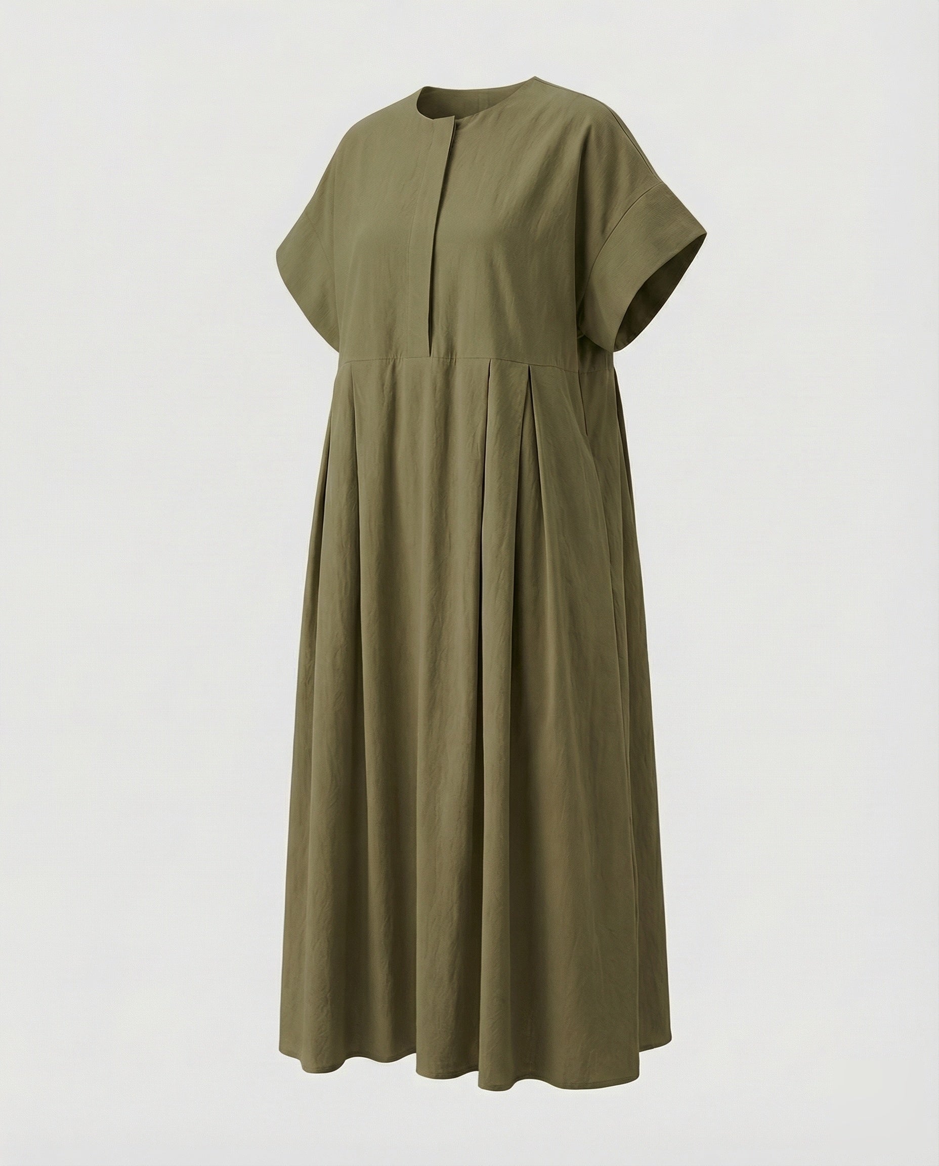 Robe maxi ample pour femmes avec silhouette carrée