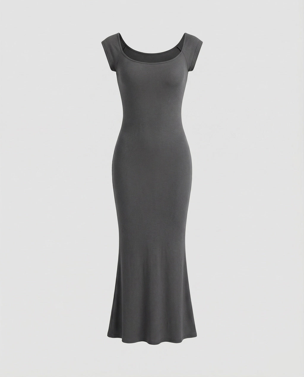 Robe maxi trompette pour femmes avec décolleté Carmen